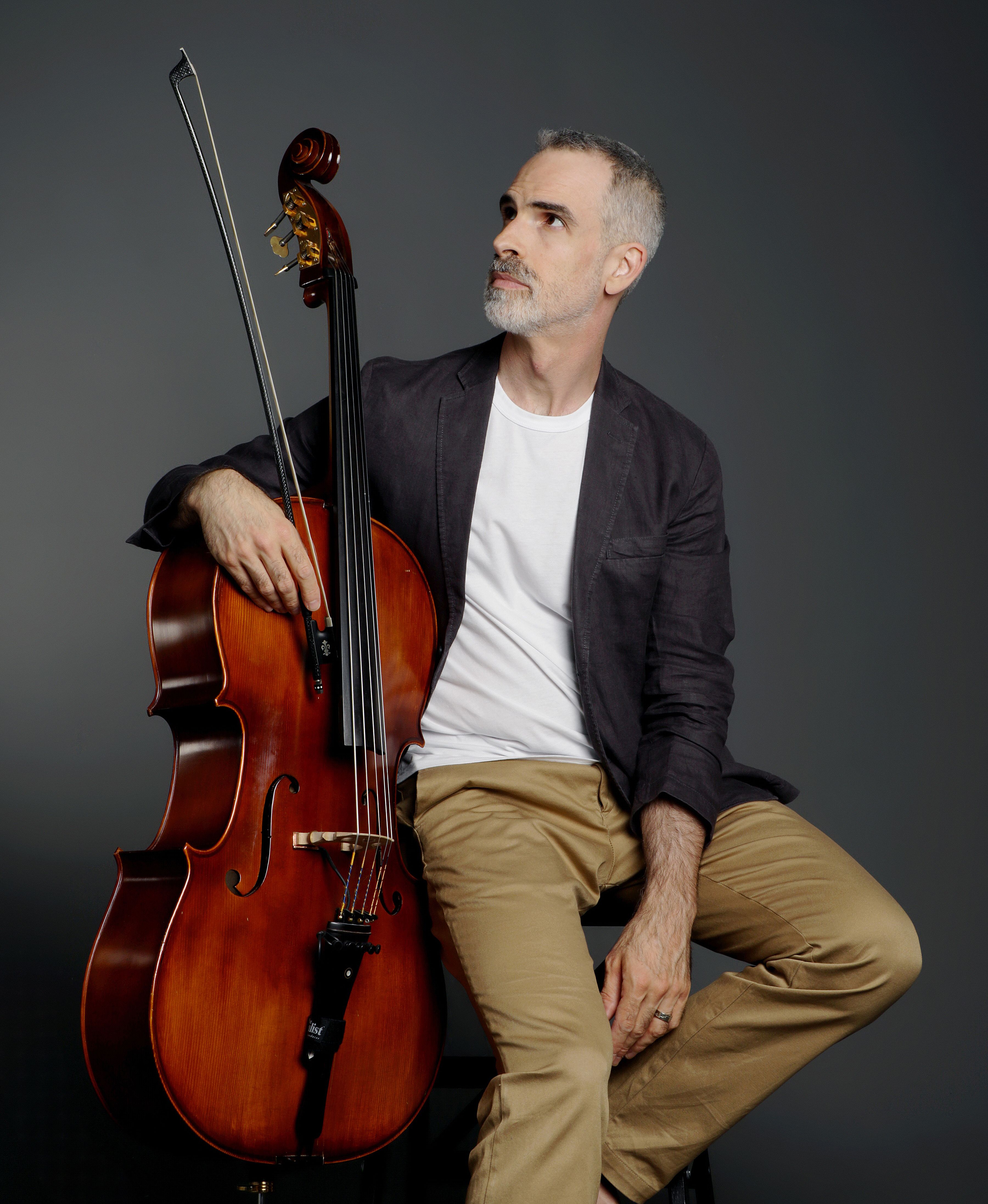 David Lightbown with cello